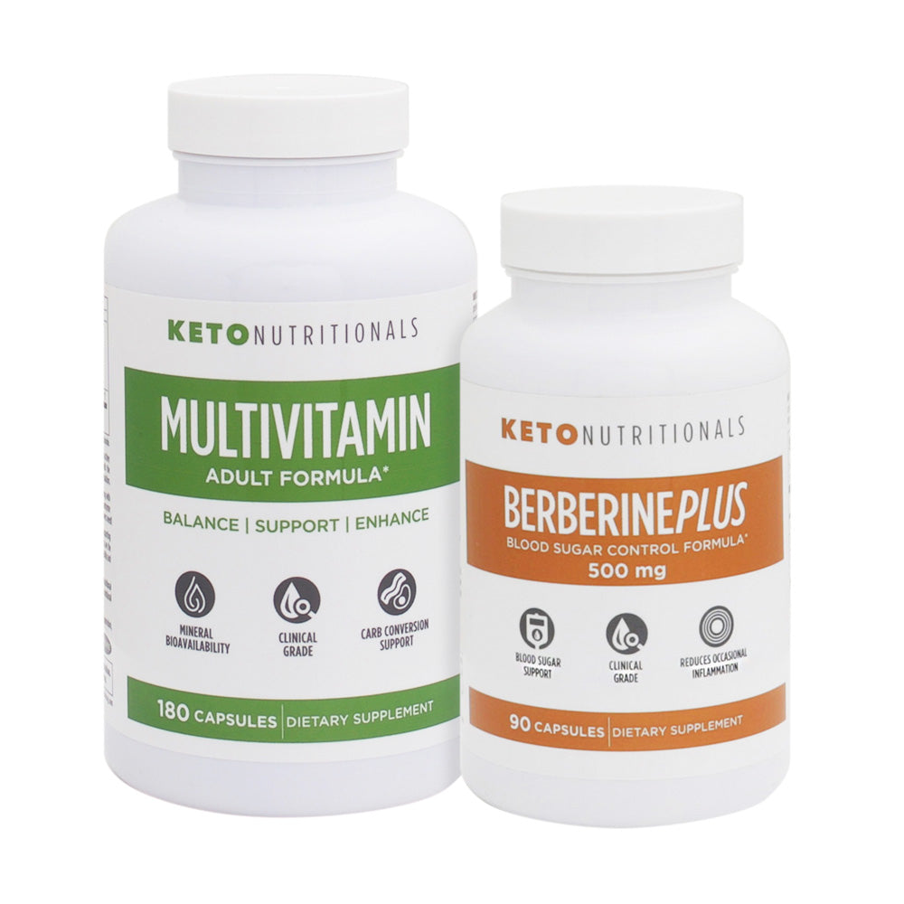 KetoNutritionals Multivitamin & Berberine Plus Combo Pack